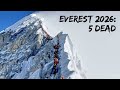 2026 S First Everest Deaths Are Nearly Unbelievable