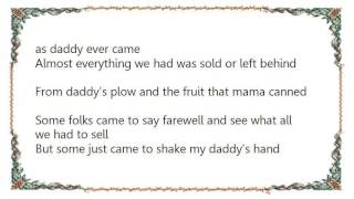 Dallas Frazier - California Cottonfields Lyrics