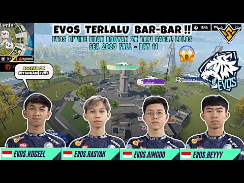 FULL HIGHLIGHTS‼️EVOS DIVINE BOOYAH 2X FFWS Sea 2025 Fall - Day 11