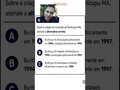 questão - conhecimentos históricos e geográficos sobre Buriticupu-MA