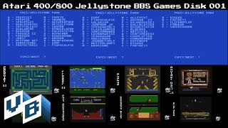 Atari 400/800 Jellystone BBS Games Disk 001 (41 games)