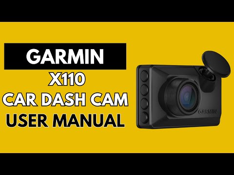 Installation & Einrichtung: Garmin Dashcam X110 – Benutzerhandbuch