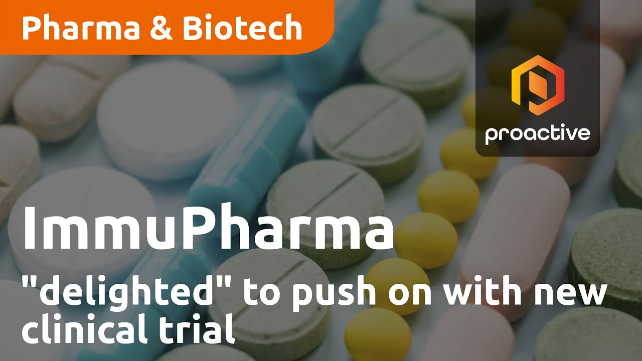 ImmuPharma "absolutely delighted" to push on with new clinical trial