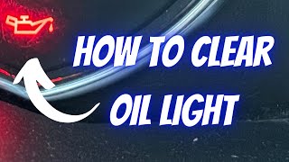 Oil Light Came On How Far Can I Drive? | How To Clear Engine Oil Light