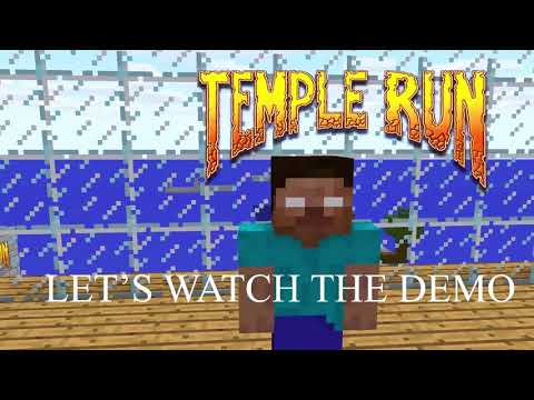Monster School Temple Run Challenge
