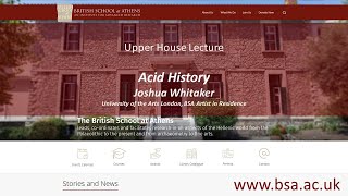 Joshua Whitaker, Artist Researcher in Residence: ‘Acid History‘