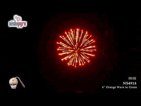 NS4916 - Orange Wave to Green