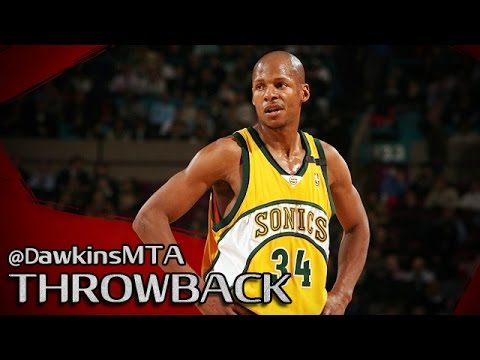 Ray Allen Full Highlights 2005 Playoffs R1G4 at Kings - 45 Pts, BEST Shooter EVER!