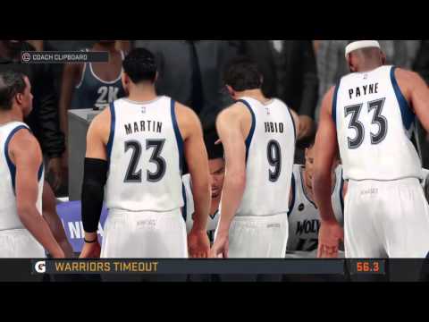 NBA 2K16 100 point challenge with karl Anthony towns