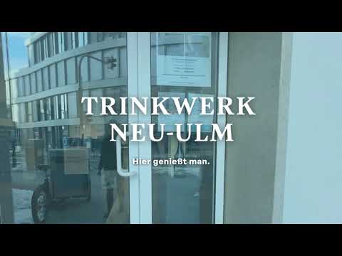 Herzlich willkommen im Trinkwerk #neuulm #manufaktur #ginliebe #weinliebe