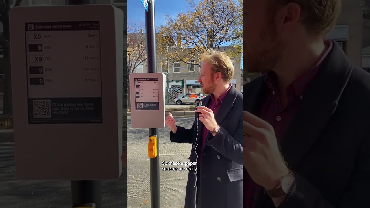 Digital Bus Stop Signs