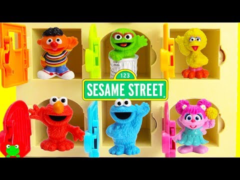 Sesame Street Learn Colors Help Bert Find Elmo, Cookie Monster, Ernie and Surprises