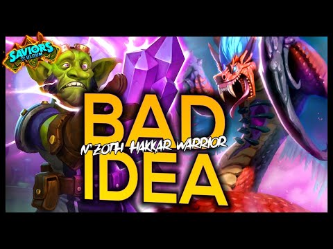 Myra's Unstable Element was a Bad Idea, Dude! | N'Zoth Warrior | Saviors of Uldum | Hearthstone