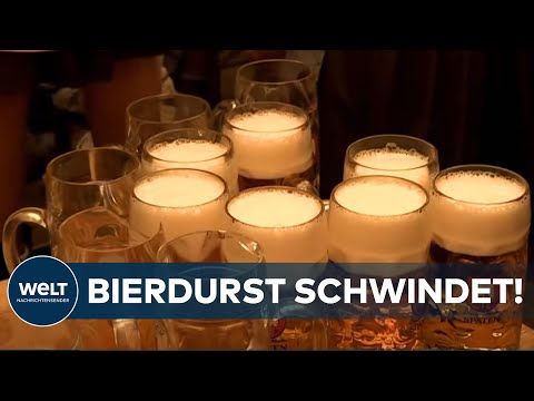 DEUTSCHLAND: Brauereien stehen vor schweren Zeiten! Die Deutschen trinken immer weniger Bier