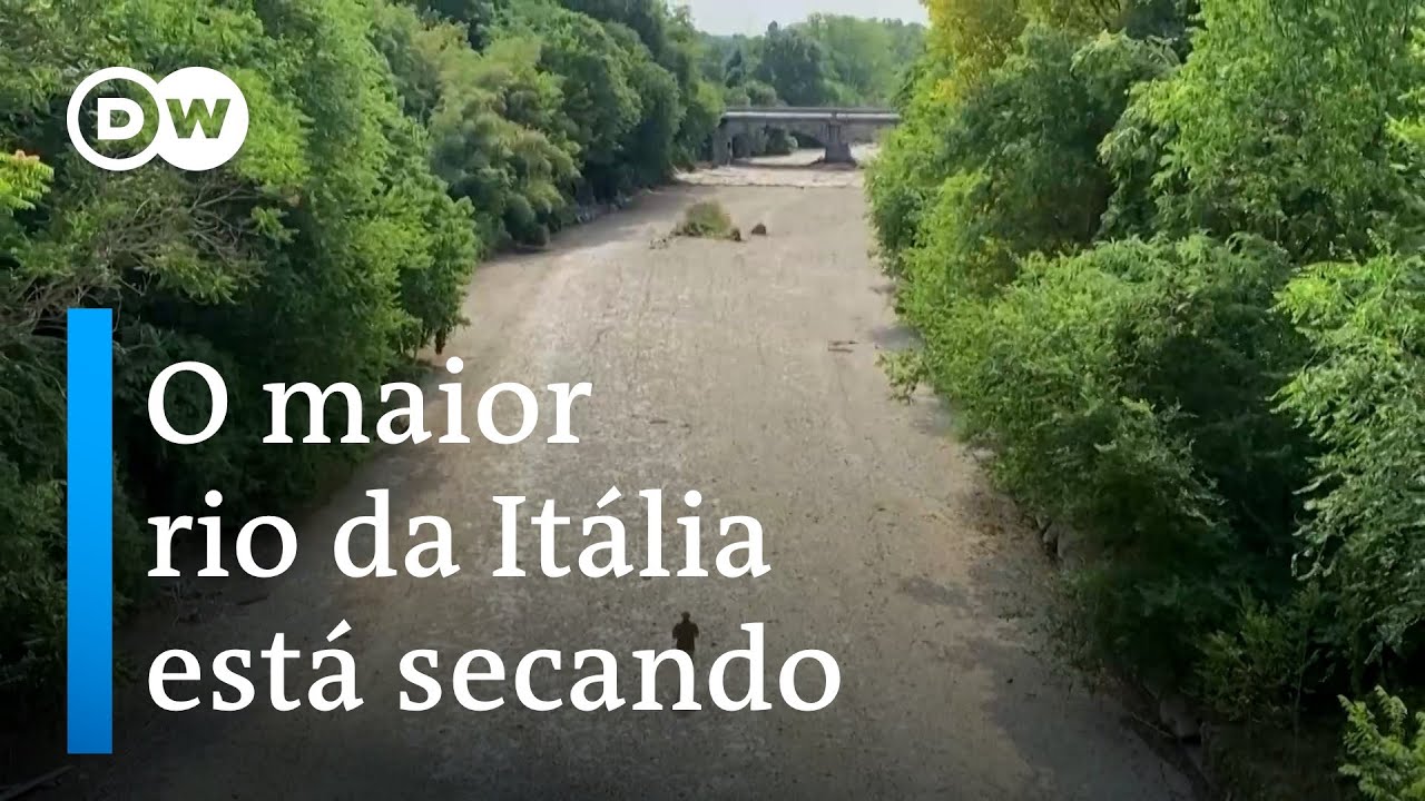 Itália teme morte de seu maior rio