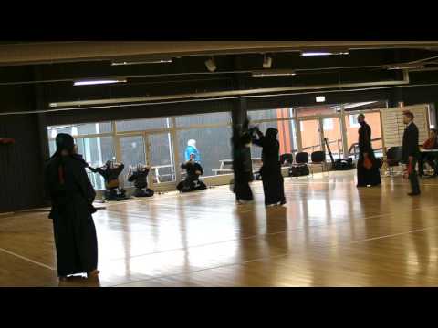 Kendo SM 2015, Lag - S.Wallin(White) vs R.Heo(Red)