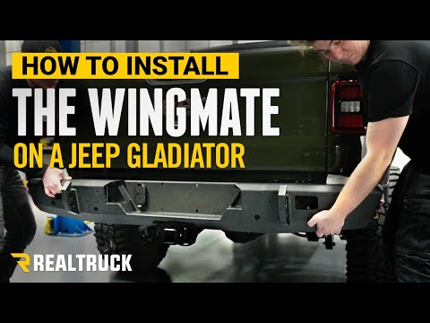 How to Install Rugged Ridge WingMate Rear Bumper on a 2024 Jeep Gladiator