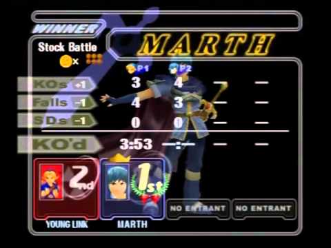 MSC Melee 4/1/15 SparkingZero (Young Link) vs 52pickup (Marth)