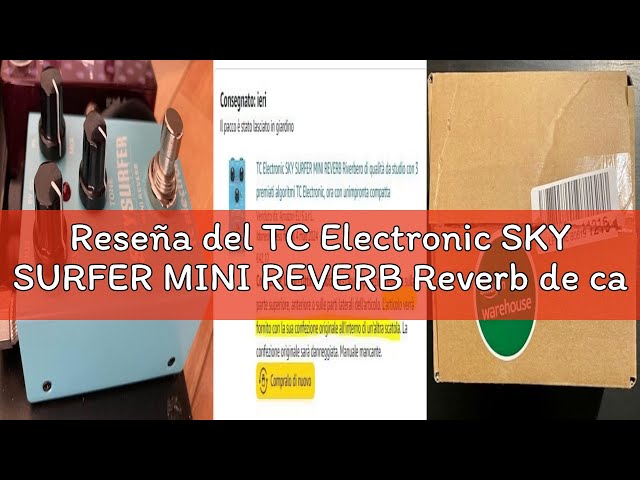 Vídeo relacionado con TC Electronic SKY SURFER MINI REVERB Reverb de calidad de estudio con 3 algoritmos electrónicos de TC galardonados, ahora con un tamaño compacto