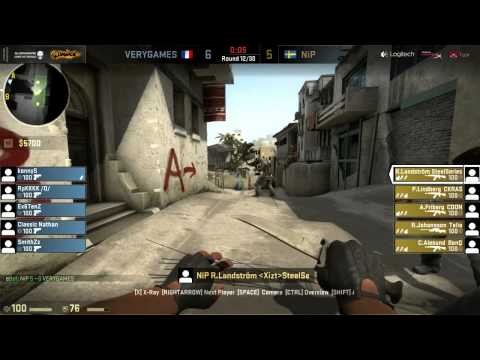 NiP vs. VeryGames | Finale, DreamHack Winter 2012 | de_dust2 Map 1