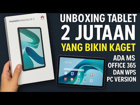 UNBOXING HUAWEI MATEPAD SE 11 WITH OFFICE 365 + WPS PC