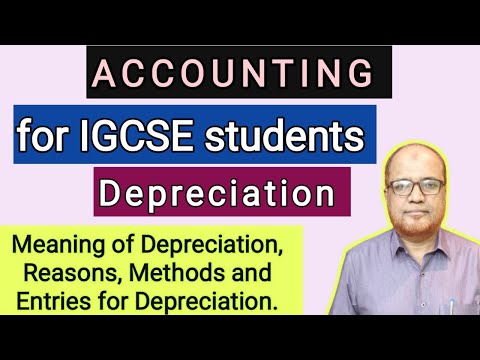 Accounting I for IGCSE Students I Depreciation I Theory Explained I Hasham Ali Khan I