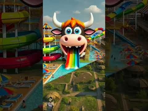 Evolution of Cat Ox Water Slide TiTi 01 #cat #cute #love #shorts