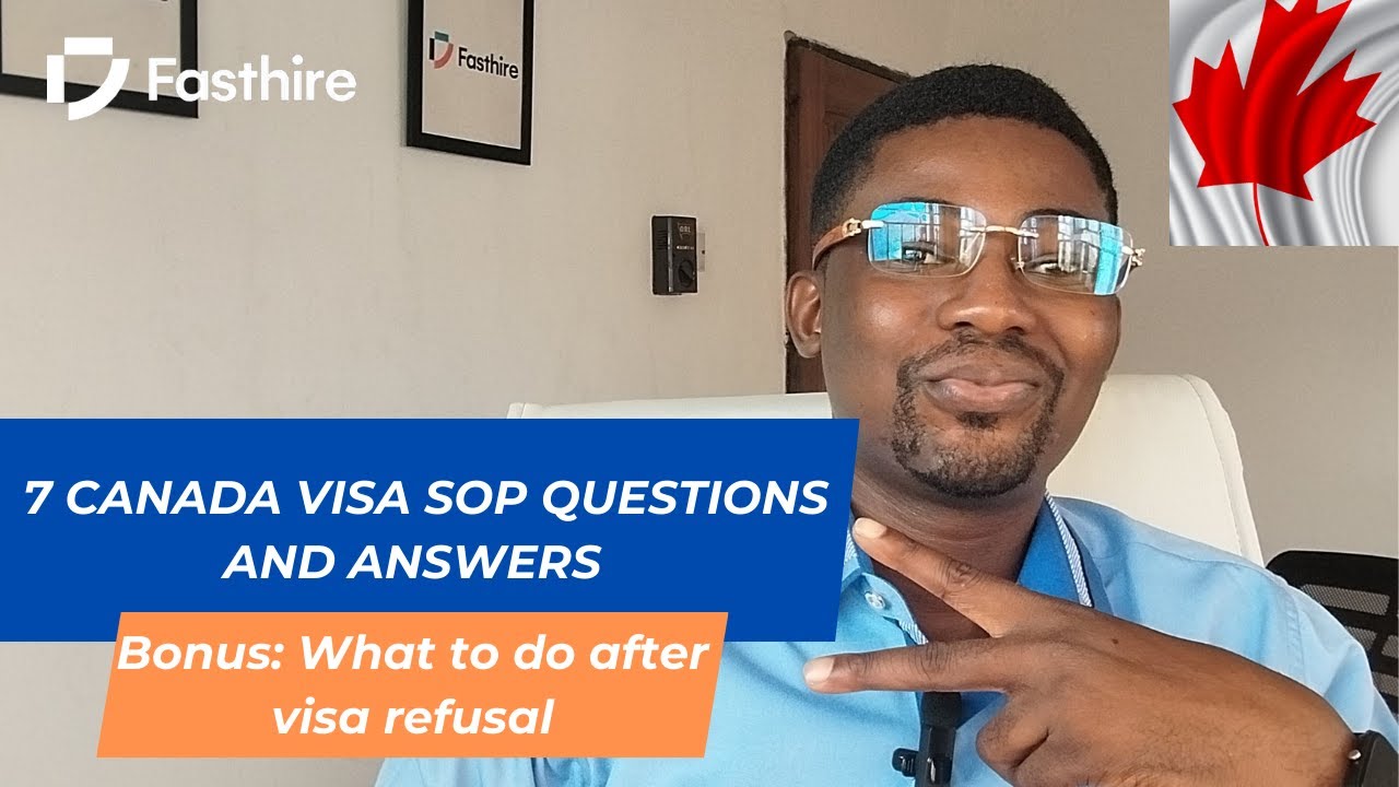 Frequent Canada Visa SOP Questions and Answers | What to do After Visa Refusal #canadavisa