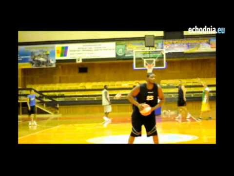 Trening koszykarzy Siarki Tarnobrzeg