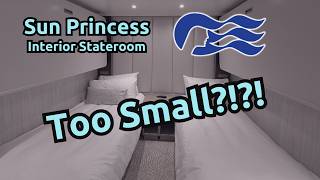 Inside Stateroom Walkthrough | Sun Princess Cruise Ship