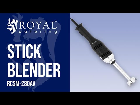 video - Stick Blender - 280 W - Royal Catering - 160 mm - 600 - 16,000 rpm