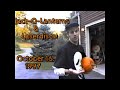 Carving Halloween Pumpkins Watching SCREAM October 16 1997