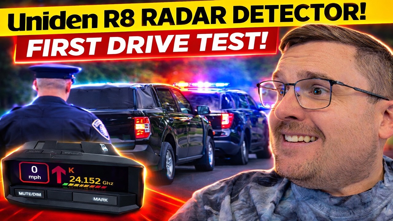 Uniden R8 Radar Detector – Unboxing, Setup & First Drive Test