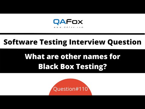 Thumbnail for What are the other names for Black Box Testing? (Software Testing Interview Question #110) by Y&T, Sting