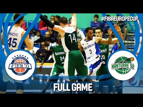 Bnei Herzliya (ISR) v Nanterre 92 (FRA) - Full Game - FIBA Europe Cup 2016/17