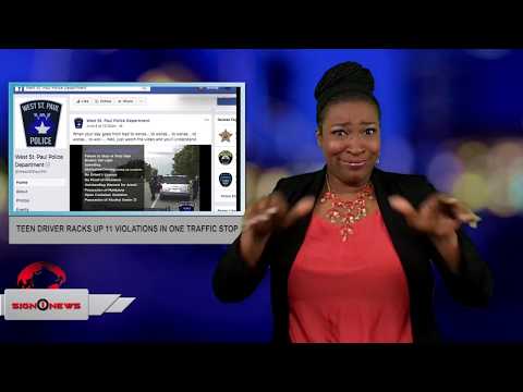 Teen driver racks up 11 violations in one traffic stop (ASL - 6.15.18)