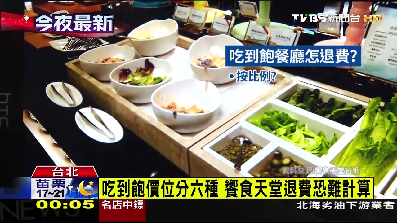 饗食天堂染「北海油」　吃到飽怎退費難計算