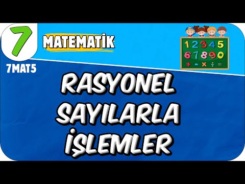 Rasyonel Sayılarla İşlemler 📘 7. Sınıf Matematik #2025
