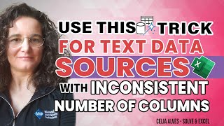 How to make Power Query deal with a variable number of columns in a text source file