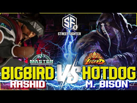 SF6 ▰ BigBird (Rashid) vs HotDog29 (M Bison) ▰ SF6 High Level gameplay