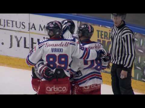 Ottelun huippuhetket ja maalikooste JYP-Akatemia - TuTo Hockey 5.10.2016