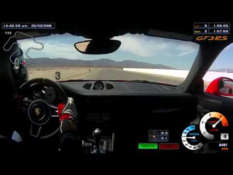 CHUCKWALLA VALLEY RACEWAY CCW - PCA SDR - GT3RS 3-25-18