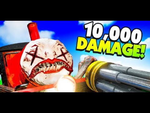Hitting CHARLES With 10,000 DAMAGE with MODS - Choo Choo Charles