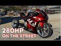 First Ride On My 280 Hp Turbo Gsxr Moore Mafia Ecu Flash Htp Performance Bolt On Turbo Kit
