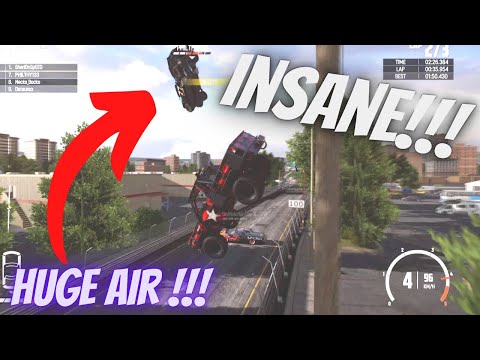 👆This guy got absolutely launched!!! Wreckfest crash compilation #53