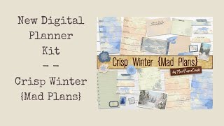 New Digital Planner Kit - Crisp Winter