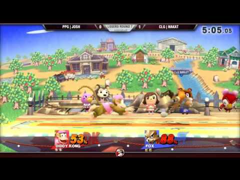 VS Weekly 8/18/16 - Losers R7 -  WormyNugget (Diddy) vs. Nakat (Fox) - Smash 4