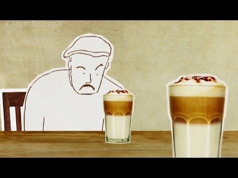 Latte Macchiato, ein deutsches Mode-Getränk | Karambolage | ARTE