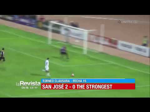 Clausura, fecha 15: San José 2-0 The Strongest