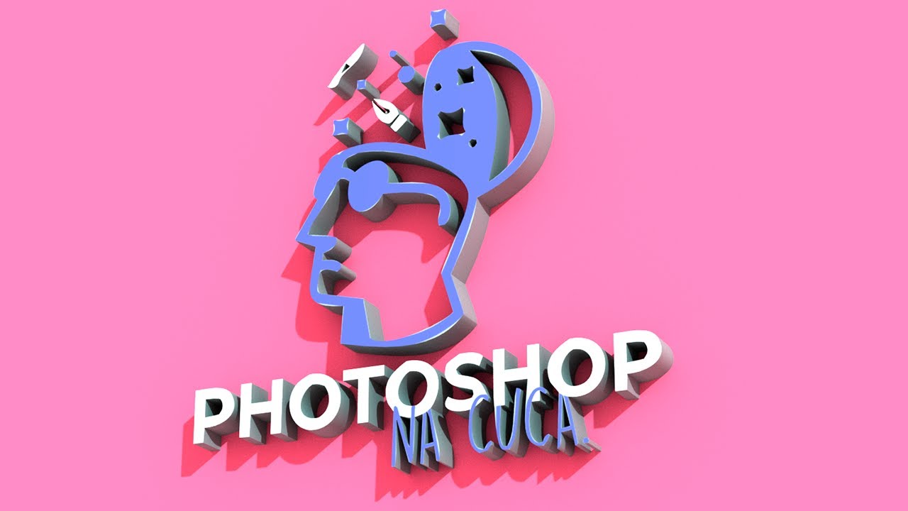 LOGO com EFEITO 3D no PHOTOSHOP